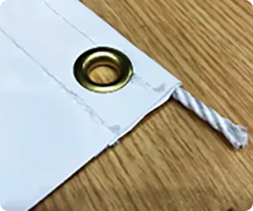 周囲ロープ縫込み補強